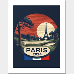 Paris 2024, GOLF, golf course, Athletics Posters and Art